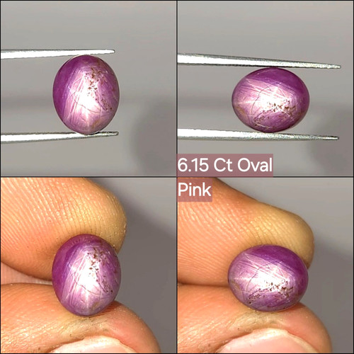 Cabochon rubino stella