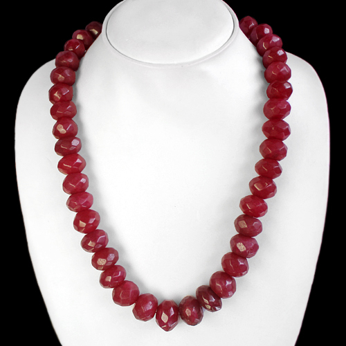 Collana perle rubino - collana,