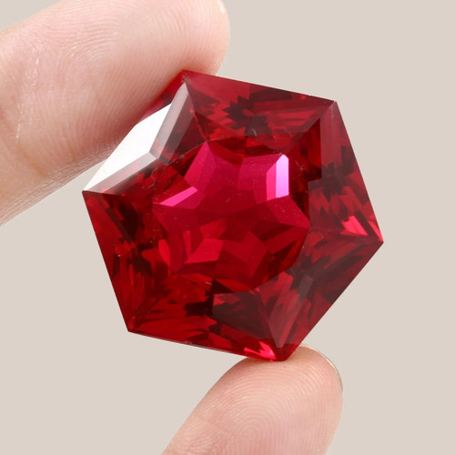 Rubino rosso birmano naturale - rubino,