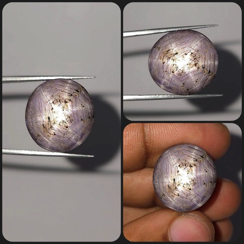 Cabochon ovale rosa rubino