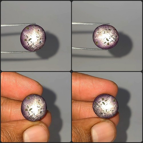 Cabochon ovale rosa rubino