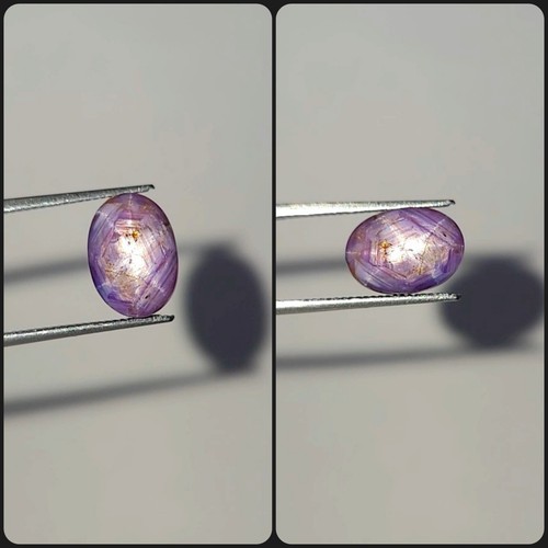 Cabochon ovale rosa - , rubino