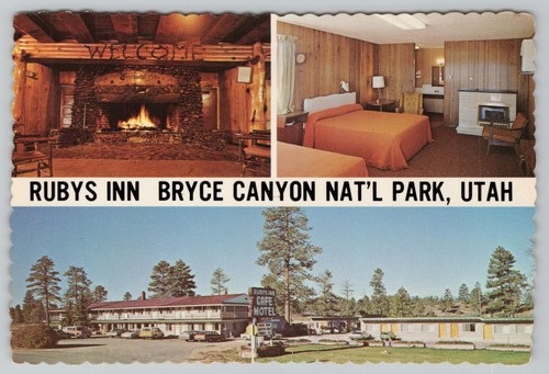 Cartolina rubys inn bryce - rubys,