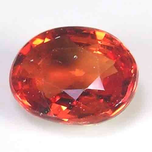 Gemma zaffiro rosso arancione - rosso,