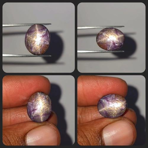 Cabochon ovale viola - , rubino