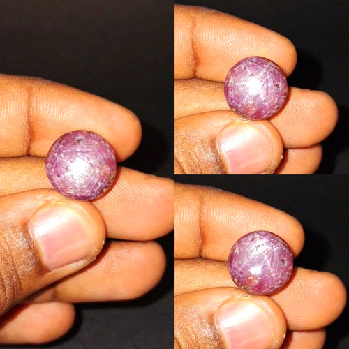 Cabochon rubino stella